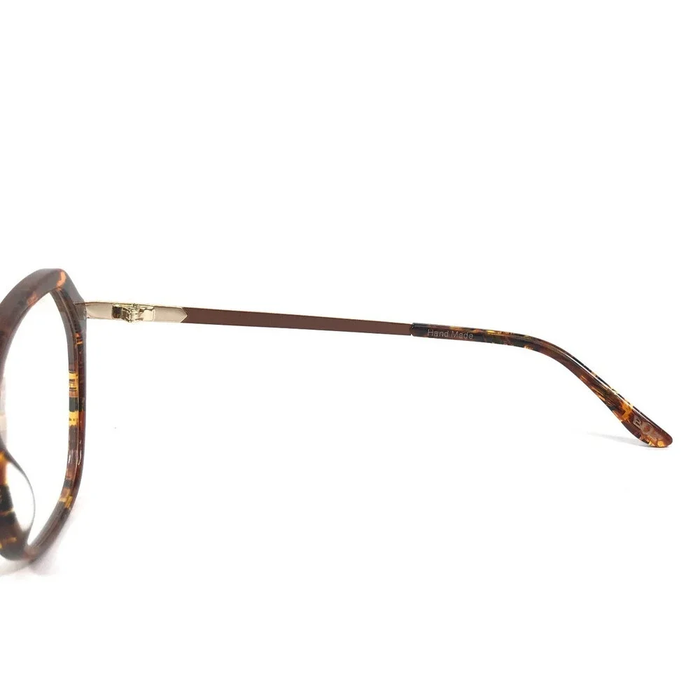 BOZ Eyeglasses Frames IXELLE 9095 Demi Shiny Gold Brown Tortoise 53-18-135